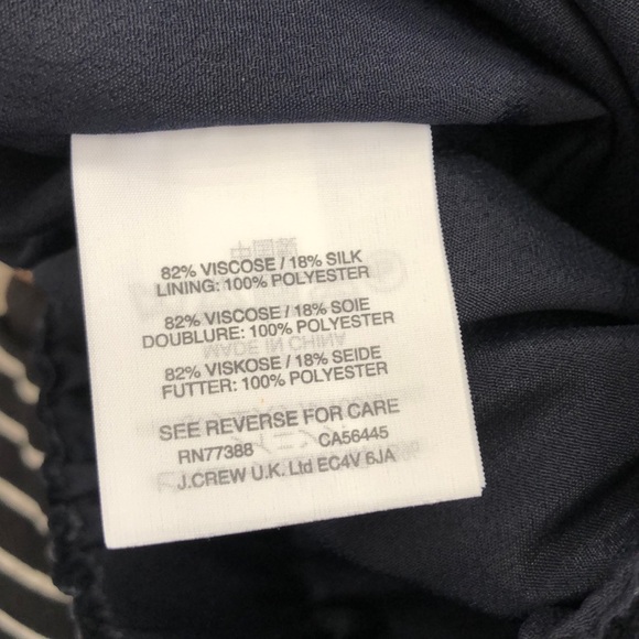 J. Crew velvet pull on skirt navy pockets XS - Picture 7 of 7